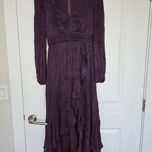 Deep purple cocktail dress